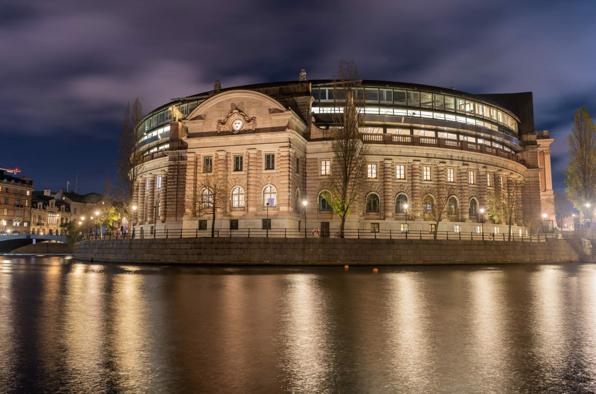 Sveriges riksdag, स्टॉकहोम, स्वीडन।