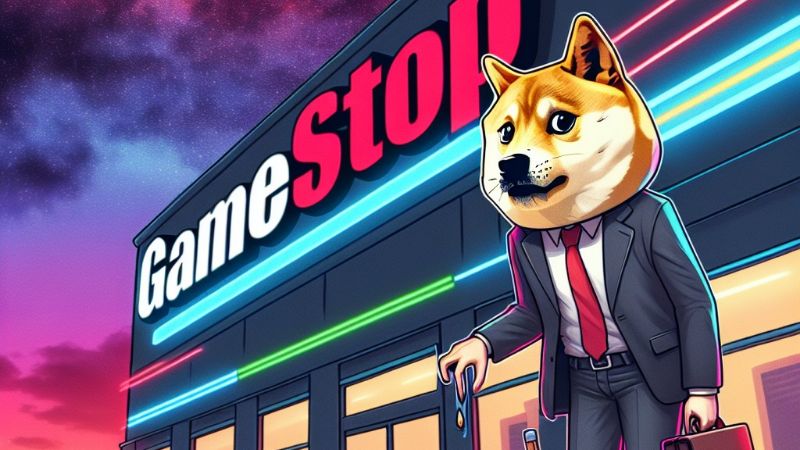 GameStop stock slump pushes down meme coins: DOG, MAGA, BONK, and others