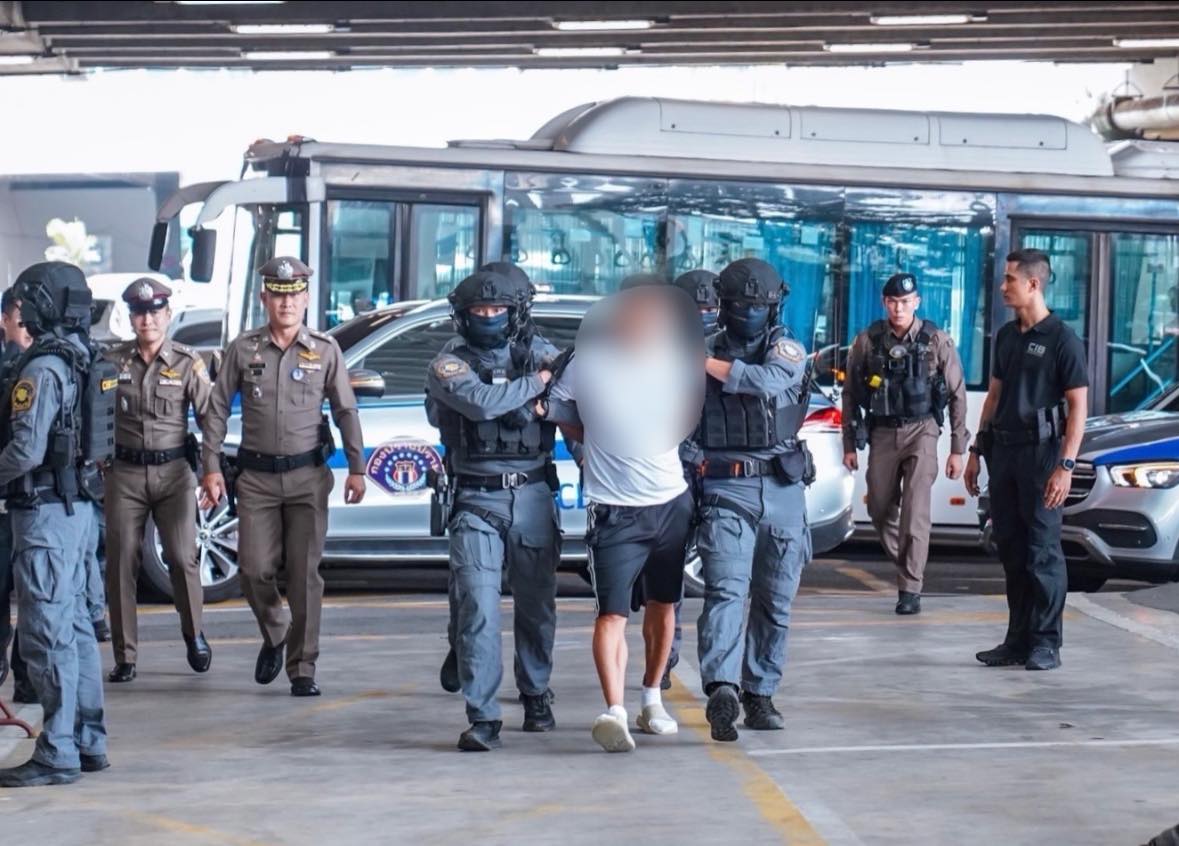 She Zhijiang handed over to the Chinese Authorities (Source: Royal Thai Police)