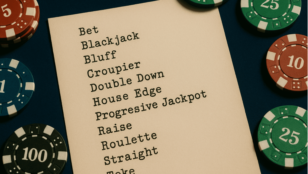 Essential Casino Terms and Phrases