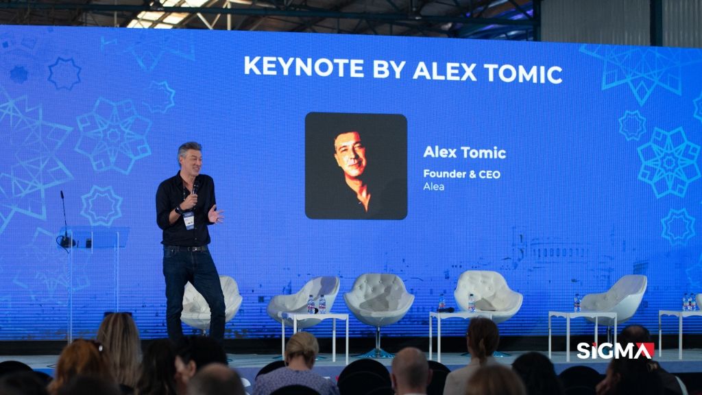 Alex Tomic Alea SiGMA Europe 2023 integrar a proveedores de software