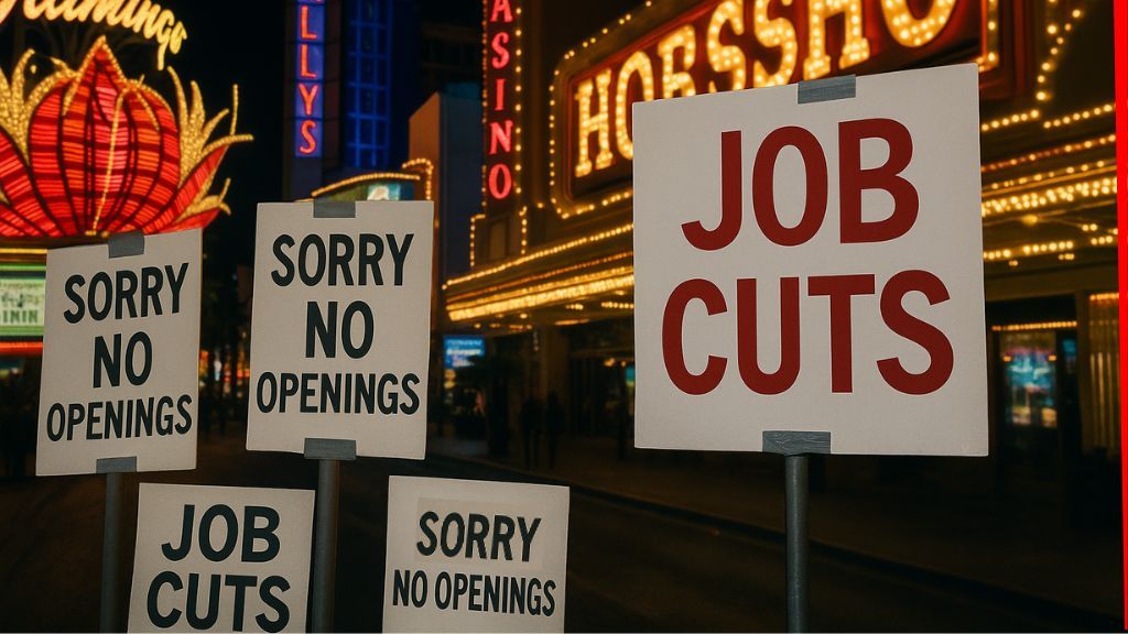 Las Vegas casinos hit with job cuts, revenue dip to blame?