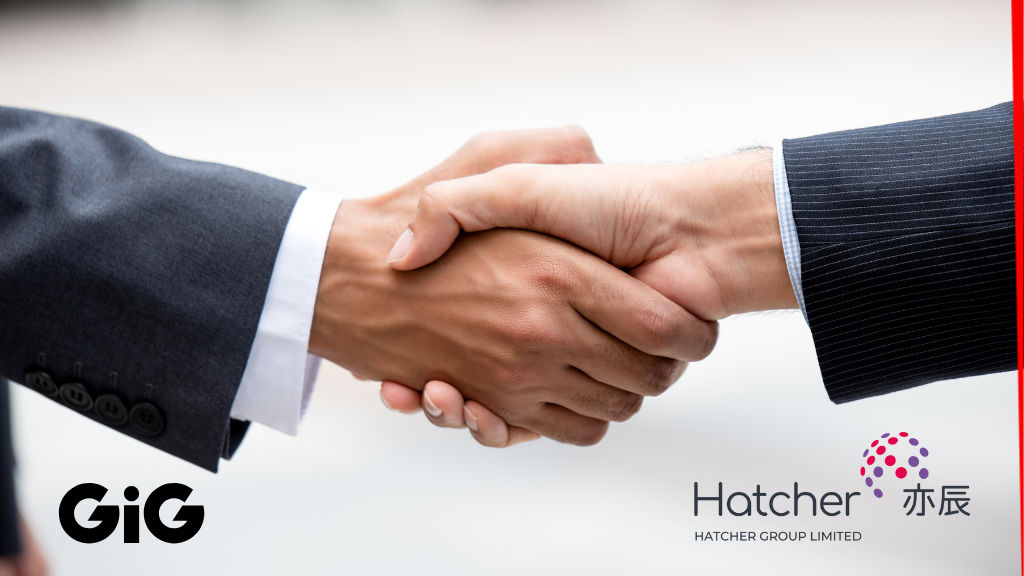 GiG ได้รับเงินลงทุน 4.7 ล้านยูโรจากบริษัท Hatcher Group ในฮ่องกง
