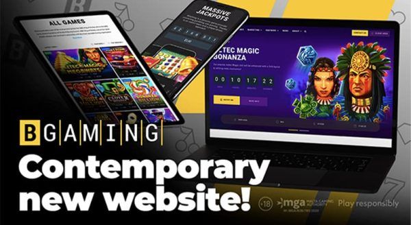 BGaming new contemporary website showcases next-level game profiles and upcoming marketing tools