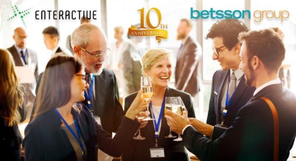 Enteractive celebrates 10 years of partnership with Betsson