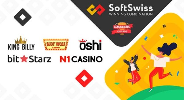 Five SoftSwiss online casino brands in finals for AskGamblers Awards2021