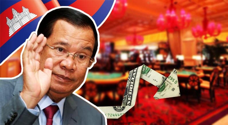 Cambodia's casino tax revenues drop to 53% in 2020