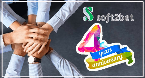 Soft2bet celebrates four years of operation