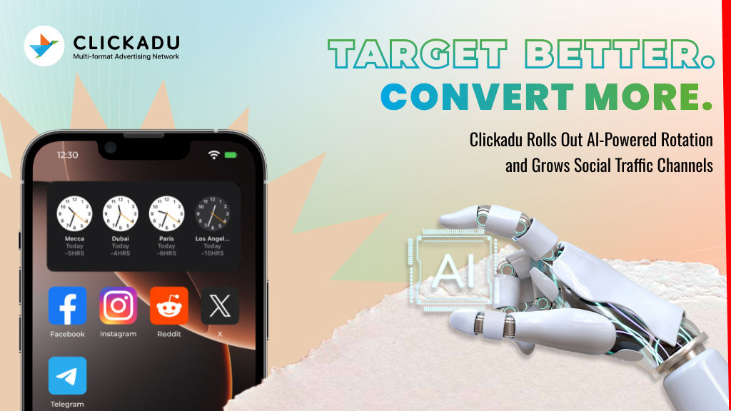 Clickadu presenta Rotación Inteligente y amplía las soluciones de tráfico social