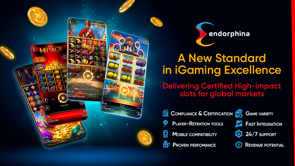 Novos slots certificados da Endorphina elevam o padrão de excelência no iGaming