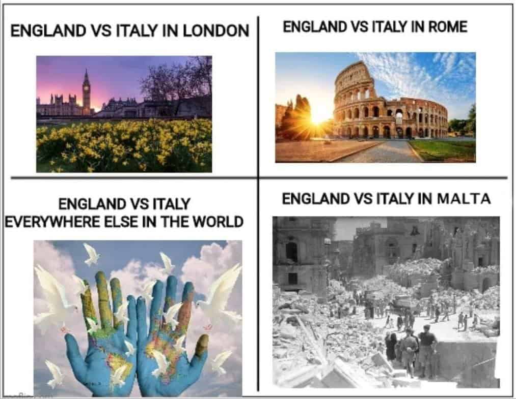 England v Italy - Malta