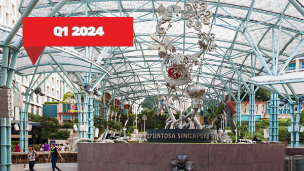 Genting Singapore registra un aumento en el 1T de 2024