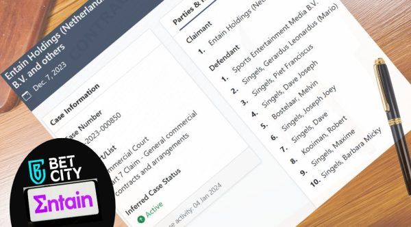 Entain contra accionistas de BetCity: demanda tras la adquisición