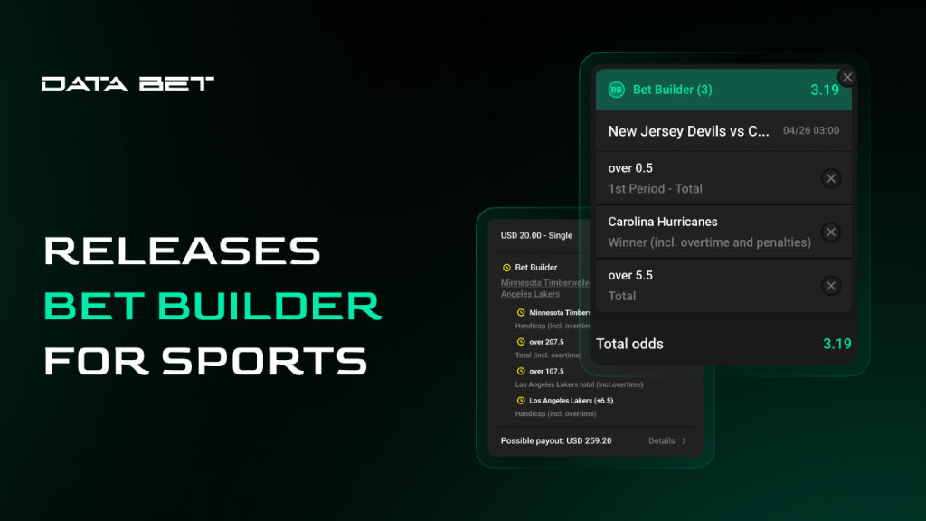 DATA.BET adds Bet Builder for sports 