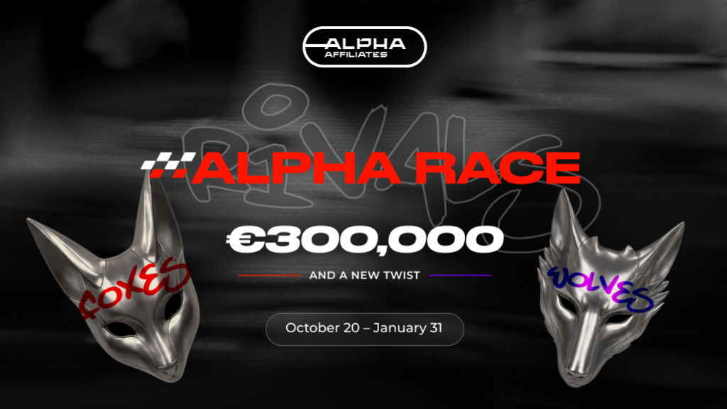 Alpha Affiliates launches €300,000 Alpha Race: Rivals - SigmaPlay