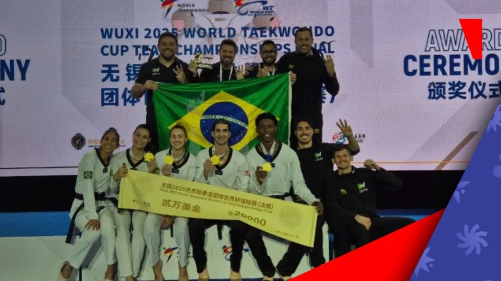 巴西击败韩国成为三届世界跆拳道冠军：无锡世界杯团体锦标赛创造历史