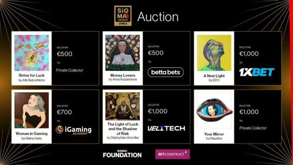 Driving meaningful change through art at SiGMA Africa 2025 Charity Auction