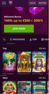 Malina casino bonus code