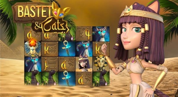 Mascot Gaming presents Rockfall mechanics in their new 3D slot Bastet and Cats