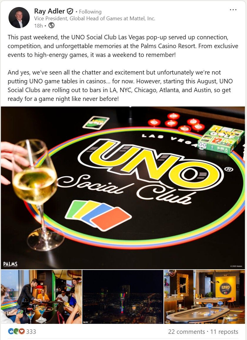 Ray Adler via LinkedIn