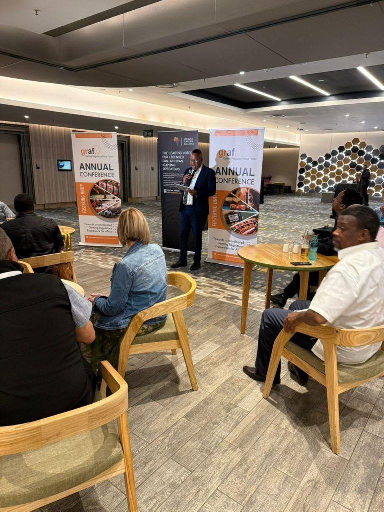 非洲在线博彩联盟CEO Peter Emolemo Kesitlwe在GRAF 2025上发言