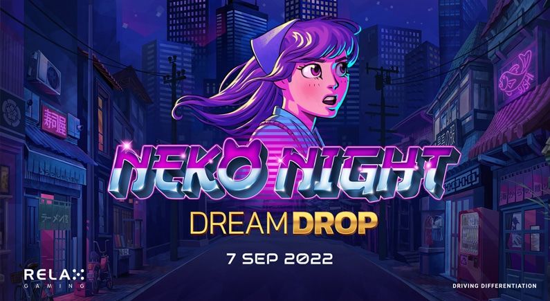 Prepare for purr-fect gameplay in Relax’s Neko Night Dream Drop