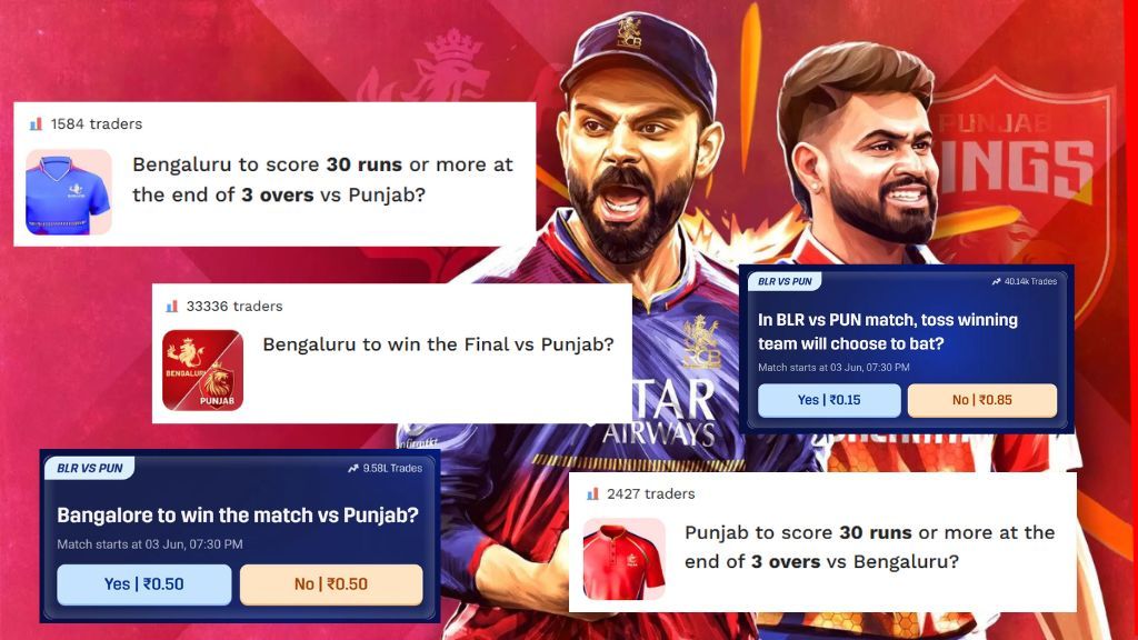 Opinion trading platforms heat up over IPL 2025 final