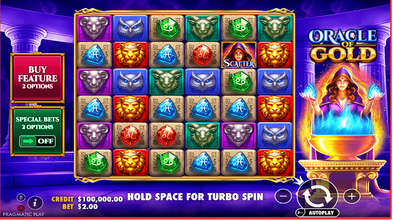 Oracle of Gold Slot Review | 96.55% RTP & 10,000x Max. Win