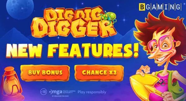 BGaming upgrade Dig Dig Digger slot with new features