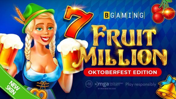 Celebrate Oktoberfest with BGaming: Fruit Million slot changes its look to Bavarian!