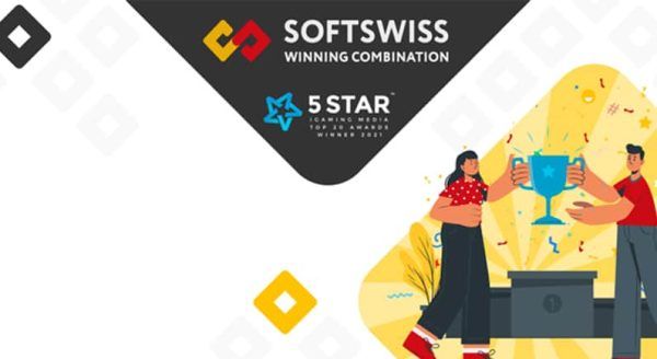 SOFTSWISS wins three nominations at 5STAR Top 20 Awards