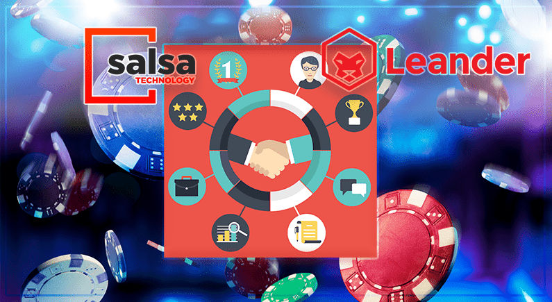 Salsa Technology links with Leander Games