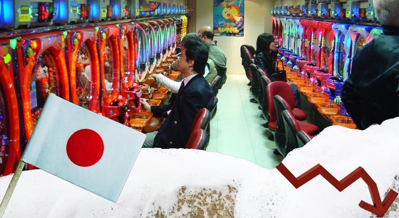 Japan loses more than a hundred pachinko parlors in March 2021