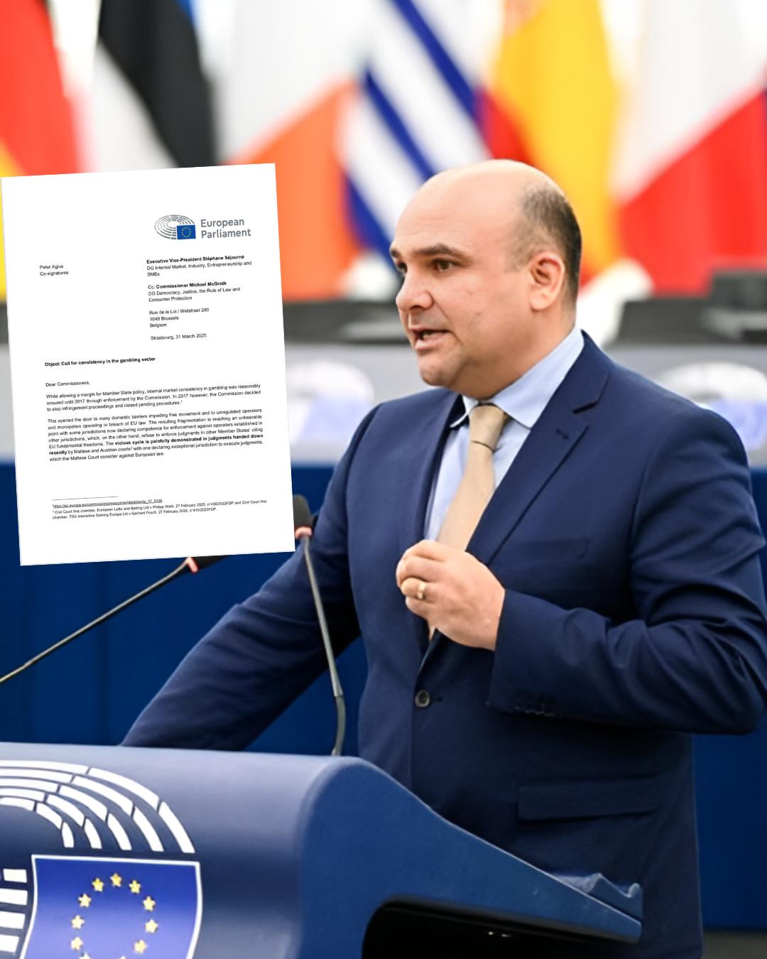 Regulation of online gambling MEP Peter Agius