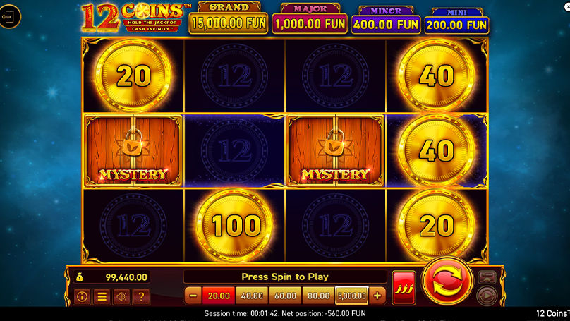 12 Coins Slot Demo and Free Demo | Wazdan