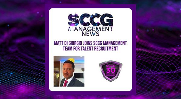 SCCG Management adiciona Matt Di Giorgio como Diretor de Recrutamento de Talentos