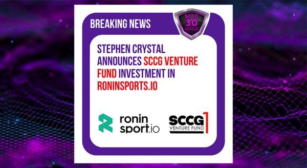 Stephen Crystal Announces SCCG Venture Fund, investment in RoninSports.io