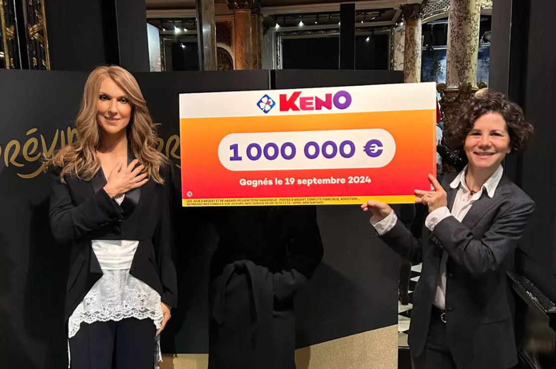 Céline Dion's life dates lead to €1 million keno jackpot