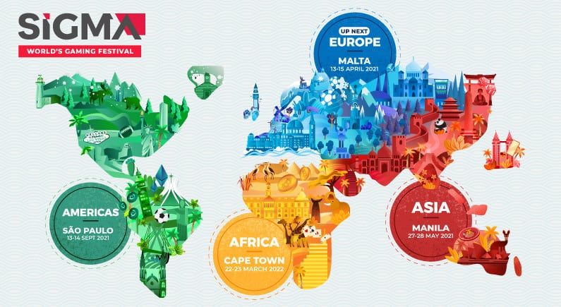 SiGMA 品牌重塑 地图 欧洲 亚洲 美洲 非洲 | SiGMA新闻