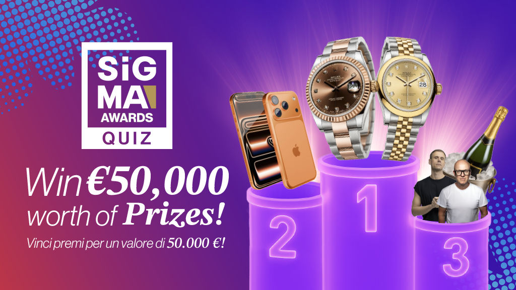 SiGMA罗马奖项仪式推出互动问答游戏 - 68个类别表彰游戏行业佼佼者