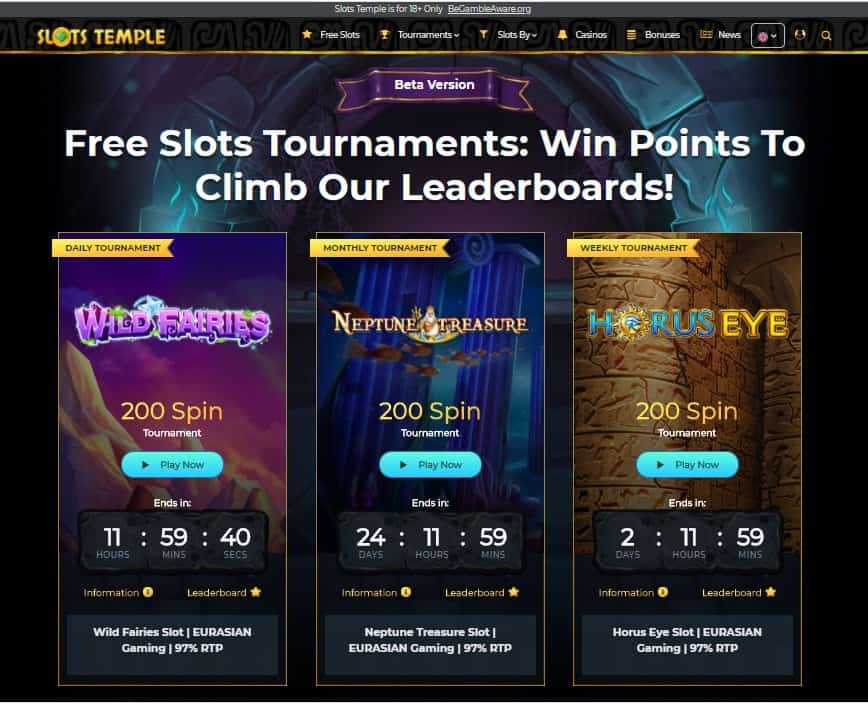 Affiliate Grand Slam - Slots Temple