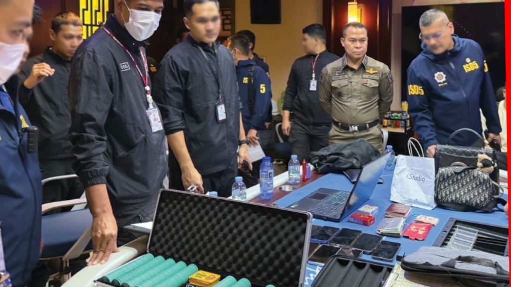 Chineserun gambling den raided in Bangkok, 13 arrested