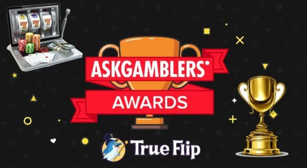 TrueFlip has been awarded Best Casino in 2020 by AskGamblers