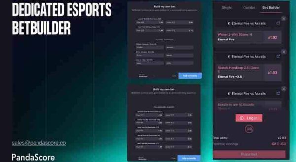 Leading esports data and odds supplier rolls out esports dedicated BetBuilder product