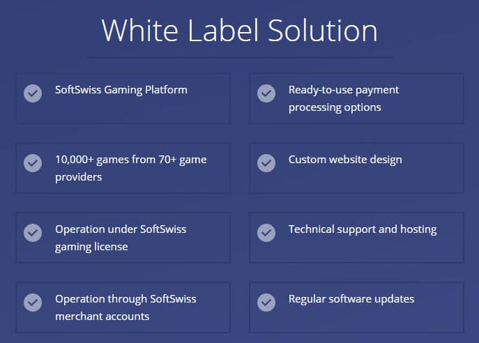 White label solution