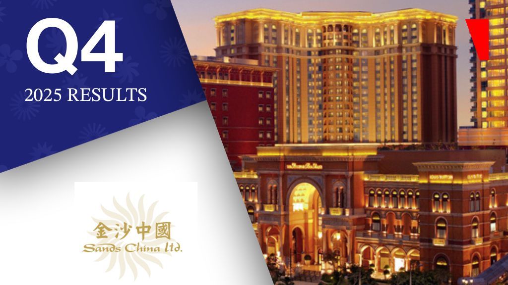 金沙中国第四季度财报：收入增长16.4%，EBITDA同比增长6.5%