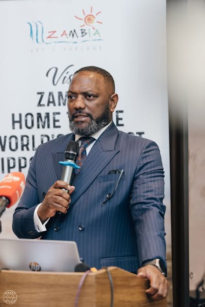 Zambia's Minister of Tourism, Rodney Sikumba. Source: Efficacynews.