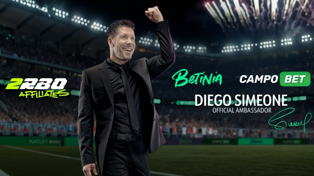 Diego Simeone named official ambassador for Betinia & CampoBet