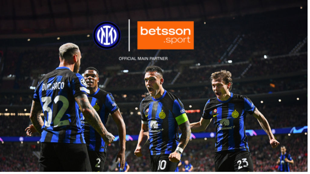 Betsson announces largest sponsorship deal with Inter