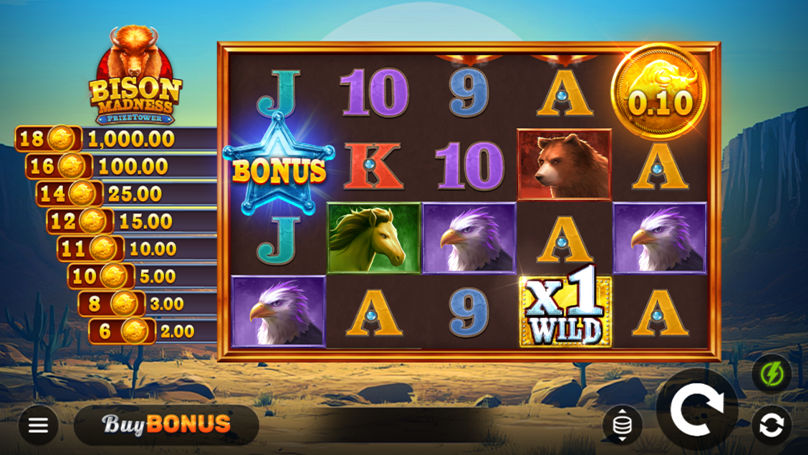 Bison casino free spins
